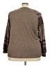 BLOOMCHIC Tweed Brown Long Sleeve T-Shirt Size 18 - 20 - photo 2