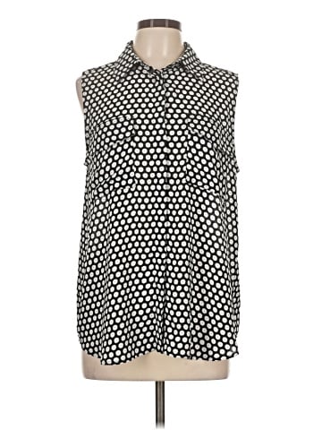 Ann Taylor Factory Sleeveless Button-Down Shirt (view 1)