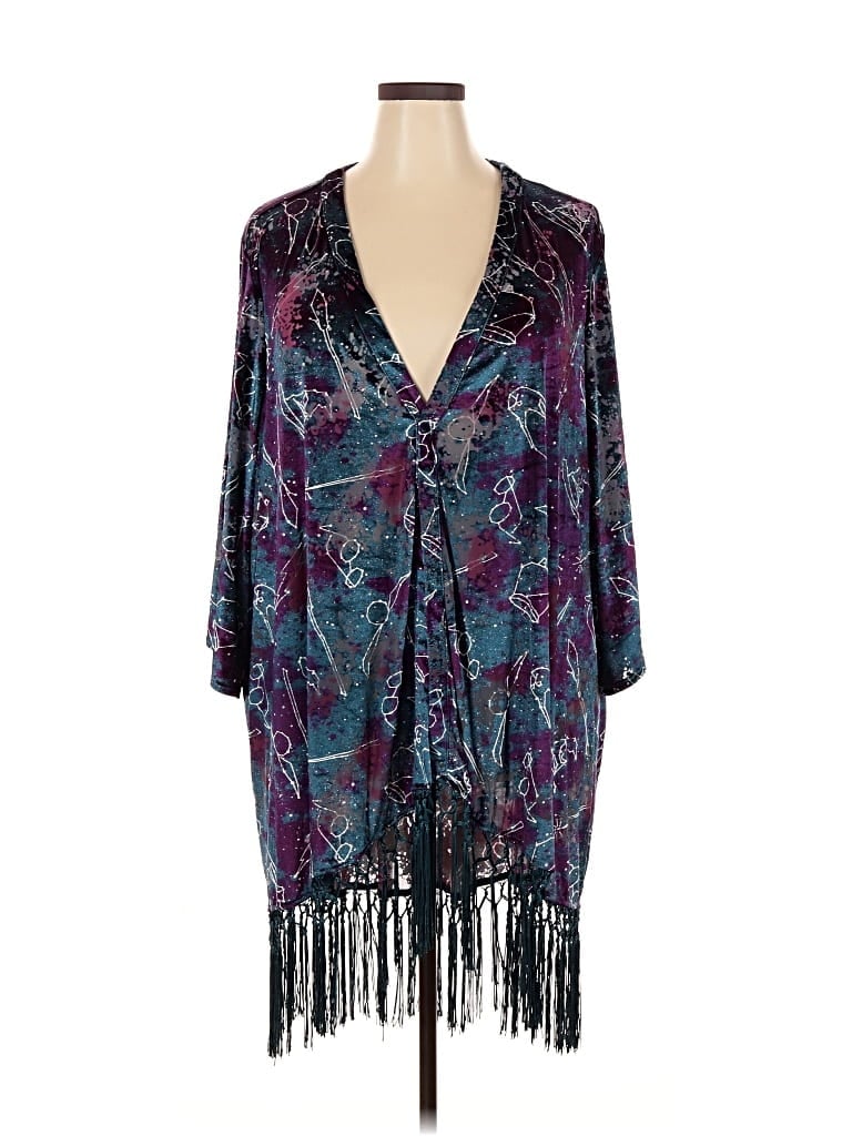Pre-owned Harry Potter Cardigan Sweater In Purple