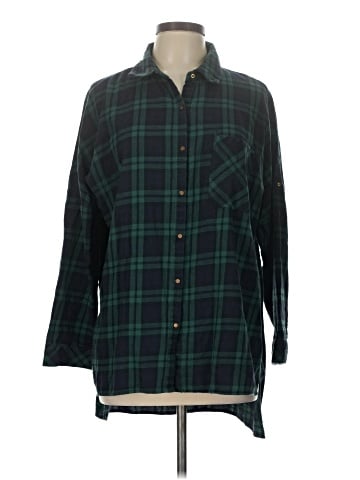 LovPosh 3/4 Sleeve Button-Down Shirt (view 1)