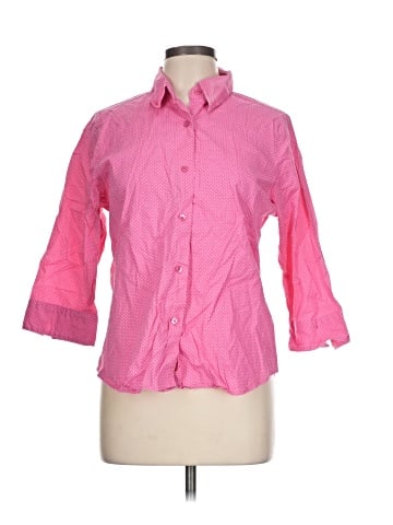 Chadwicks 3/4 Sleeve Button-Down Shirt (view 1)