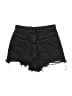 Zara Hearts Black Denim Shorts Size 4 - photo 2