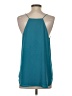 Ann Taylor LOFT 100% Polyester Teal Sleeveless Blouse Size S - photo 2