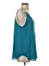 Ann Taylor LOFT 100% Polyester Teal Sleeveless Blouse Size S - photo 4
