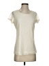 Van Heusen Ivory Short Sleeve Top Size S - photo 1