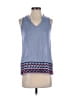 THML Blue Sleeveless Blouse Size XS - photo 1