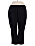 Blair Solid Black Track Pants Size 3X - photo 1