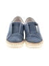 J/Slides 100% Leather Blue Flats Size 8 - photo 2