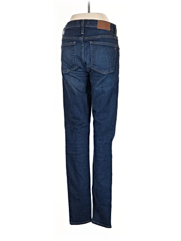 Madewell Tall 9" Mid-Rise Skinny Jeans in Hayes Wash: Button-Front Edition (view 2)