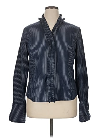 Jones New York Signature Long Sleeve Button-Down Shirt (view 1)
