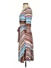 Max and Cleo Stripes Brown Casual Dress Size S - photo 5