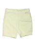 Intro Solid Yellow Khaki Shorts Size 16 - photo 1