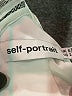 Self-Portrait 100% Polyamide Color Block Solid White Cocktail Dress Size 2 - photo 9