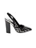 Tory Burch 100% Leather Polka Dots Black Heels Size 6 - photo 1