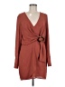 e.ssue 100% Polyester Burgundy Casual Dress Size M - photo 1