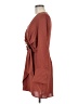 e.ssue 100% Polyester Burgundy Casual Dress Size M - photo 5