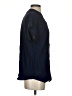 Point Sur 100% Viscose Blue Short Sleeve Blouse Size XXS - photo 4