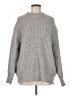 Zara Solid Gray Turtleneck Sweater Size M - photo 1