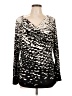 Dana Buchman for Kohls Black Long Sleeve Blouse Size L - photo 1
