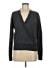 Garnet Hill 100% Pima Cotton Polka Dots Blue Gray Pullover Sweater Size M - photo 1