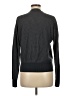 Garnet Hill 100% Pima Cotton Polka Dots Blue Gray Pullover Sweater Size M - photo 2