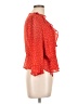 Bardot 100% Polyester Red 3/4 Sleeve Blouse Size 10 - photo 4