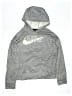 Nike 100% Polyester Gray Pullover Hoodie Size L (kids) - photo 1