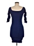 Bebe Blue Cocktail Dress Size Med - Lg - photo 2