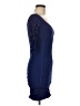 Bebe Blue Cocktail Dress Size Med - Lg - photo 4