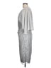 Oleg Cassini 100% Polyester Silver Cocktail Dress Size 10 - photo 5