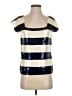 Dana Buchman 100% Polyester Silver Short Sleeve Top Size S - photo 1