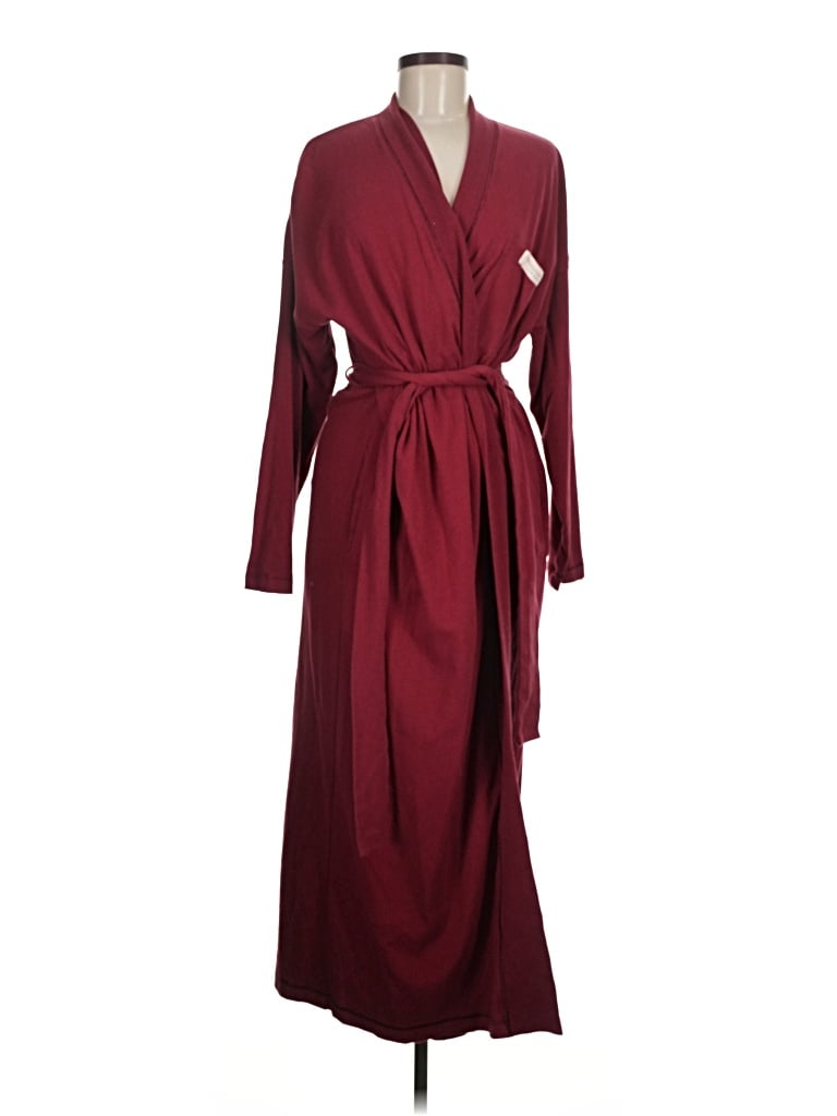 Pre-owned Donna Karan Coat In Burgundy