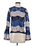 MAXSPORT 100% Polyester Blue Long Sleeve Blouse Size S - photo 1