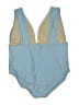 J.Crew Solid Blue One Piece Swimsuit Size 24 waist - photo 2