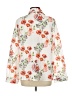 Shein 100% Polyester Floral Ivory Long Sleeve Blouse Size L - photo 2