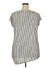 Max Studio Silver Short Sleeve Top Size 2X - photo 2