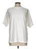 Assorted Brands Solid Ivory Short Sleeve T-Shirt Size L - photo 1