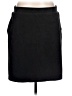 Lands' End Solid Black Casual Skirt Size L - photo 1