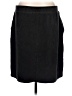 Lands' End Solid Black Casual Skirt Size L - photo 2