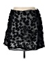 Topshop 100% Polyester Animal Print Black Formal Skirt Size 10 - photo 2