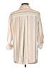 Unbranded Stripes Ivory 3/4 Sleeve Blouse Size L - photo 2