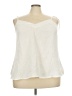 Torrid 100% Cotton Ivory Tank Top Size 2X Plus (2) - photo 1