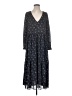 Madewell 100% Polyester Paisley Gray Casual Dress Size S - photo 1