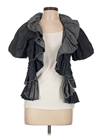 Karen Kane Denim Vest (view 1)