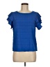Shein Blue Short Sleeve Top Size M - photo 1