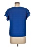 Shein Blue Short Sleeve Top Size M - photo 2