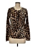 Talbots Animal Print Brown Pullover Sweater Size M - photo 1