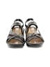 Naot 100% Leather Gray Gold Sandals Size 6 - photo 2