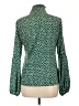 Vonda 100% Polyester Polka Dots Green Long Sleeve Blouse Size L - photo 2