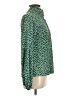 Vonda 100% Polyester Polka Dots Green Long Sleeve Blouse Size L - photo 4